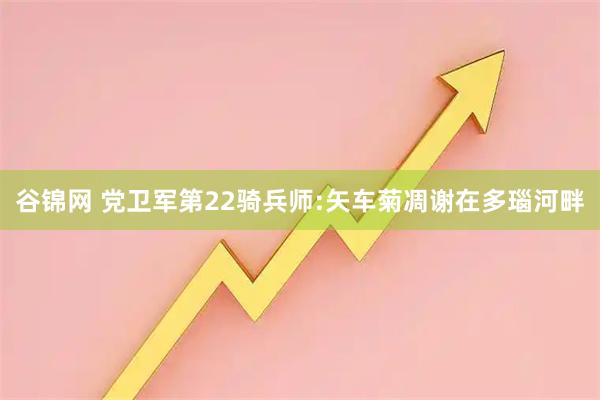 谷锦网 党卫军第22骑兵师:矢车菊凋谢在多瑙河畔